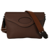 Large Pocket Messenger, £295, Handbags, Brown, Leather, Front view